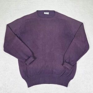 Vtg 60's Brooks Brothers Crewneck Purple Sweater USA Vintage Sz 42 Large Mens